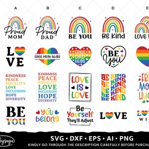 Gay Pride SVG Bundle, LGBTQ SVG, Pride Quotes image 2