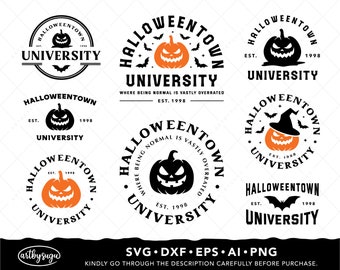 Halloweentown University SVG, Halloween SVG Bundle, Halloween Shirt SVG