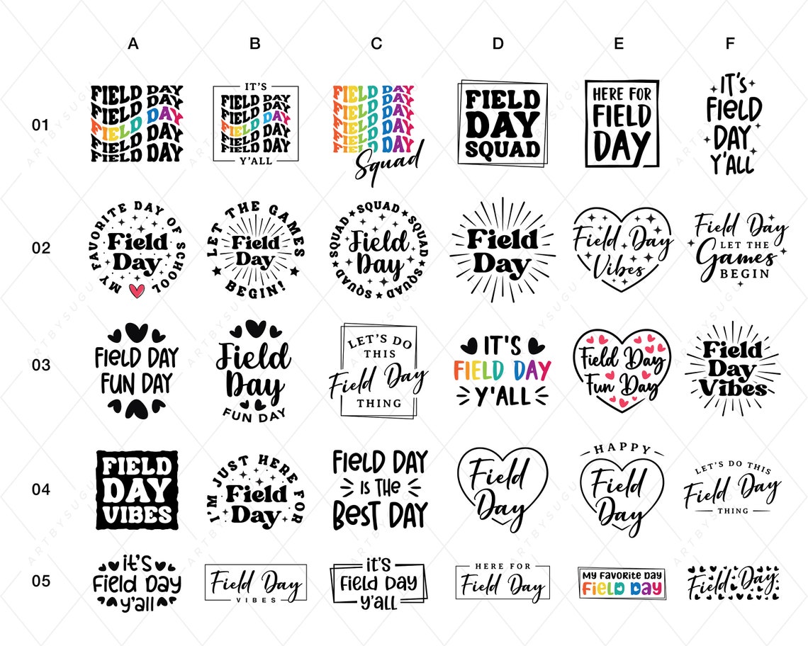 Field Day SVG Bundle Field Day Shirt SVG School SVG Bundle Etsy