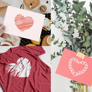 Heart SVG Bundle, Hand Drawn Heart svg, Valentine Svg, Floral heart svg, Leopard Heart svg, Wedding svg, Heart Mandala svg, Heart PNG Bundle image 7