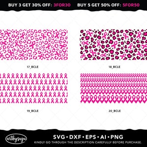 Breast Cancer Libbey Glass Wrap Svg Bundle, Libby Glass Can Svg, Beer ...