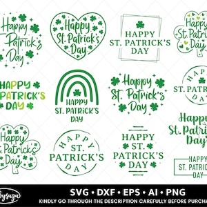 Happy St Patricks Day SVG Bundle