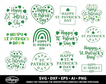 Happy St Patricks Day SVG Bundle