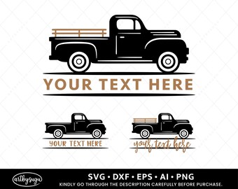 Truck Bundle svg, Split Frame Truck SVG, Split Truck Svg, Vintage Truck svg, Truck SVG Cutting File, Farm Truck svg, Pickup Truck svg