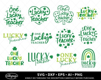 One Lucky Teacher SVG, St Patricks Day SVG