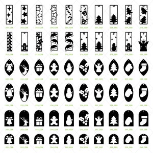 Christmas Earrings SVG Bundle, Winter Earring SVG Design Bundle - Etsy