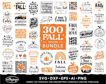 Fall SVG Bundle, Pumpkin SVG Bundle, Fall Shirt SVG