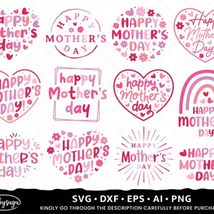 Fröhliche Muttertag SVG, Muttertag SVG Bundle