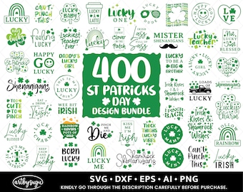 Happy St Patricks Svg Bundle | Saint Patricks Day Svg | Lucky Svg