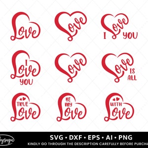 Love svg Bundle, Valentine svg, Heart svg, Valentines Day svg, Valentines svg, Love Clipart, Love PNG, Couple SVG, Valentines PNG