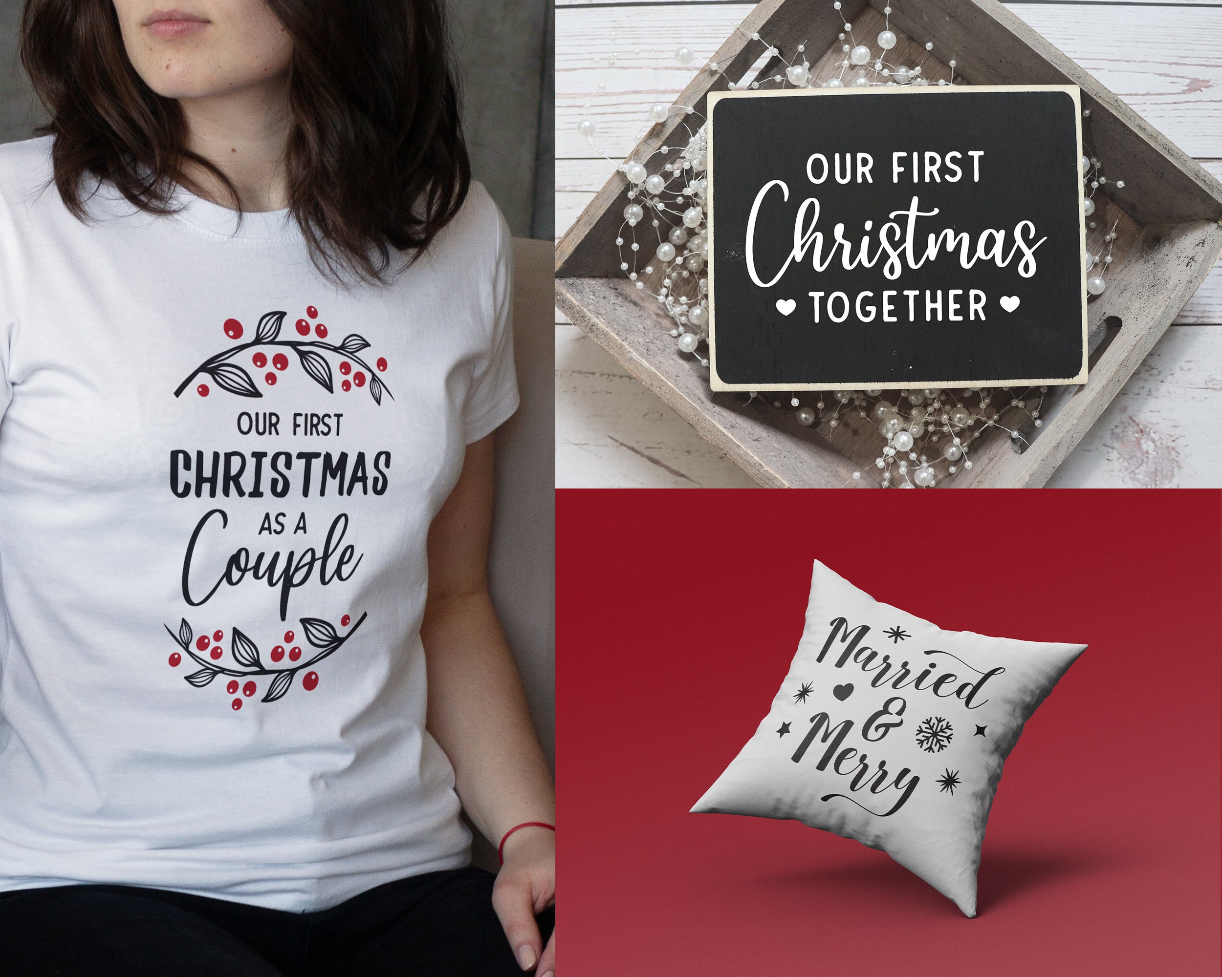 Our First Christmas Svg Christmas Svg Christmas Ornaments Etsy Australia
