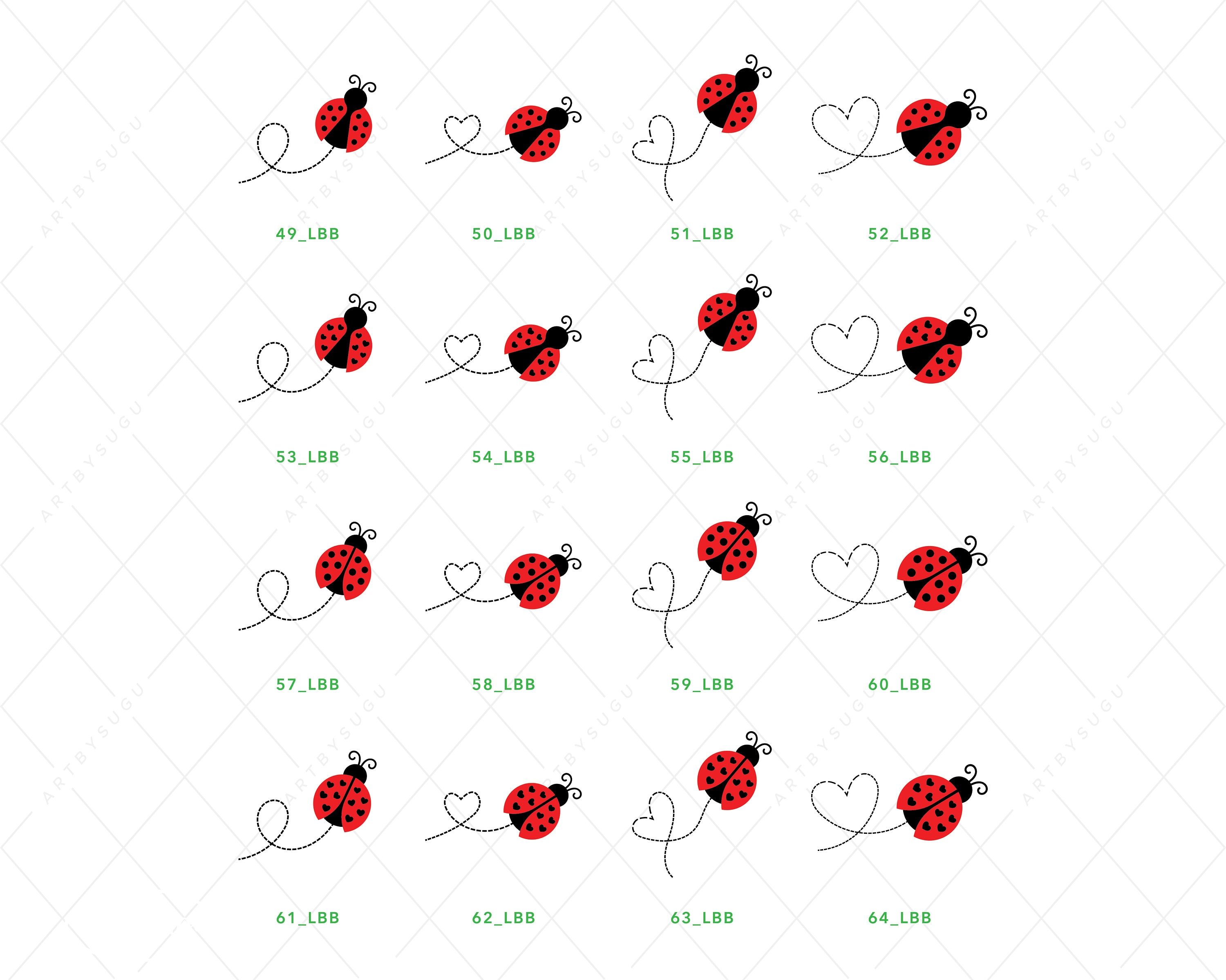 Ladybug SVG Bundle, Lady Bug SVG Bundle - Etsy