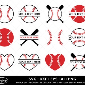 Baseball Split monogram SVG Bundle, Baseball shirt, Baseball bat SVG, Sports svg, Baseball life svg, Softball stitch svg
