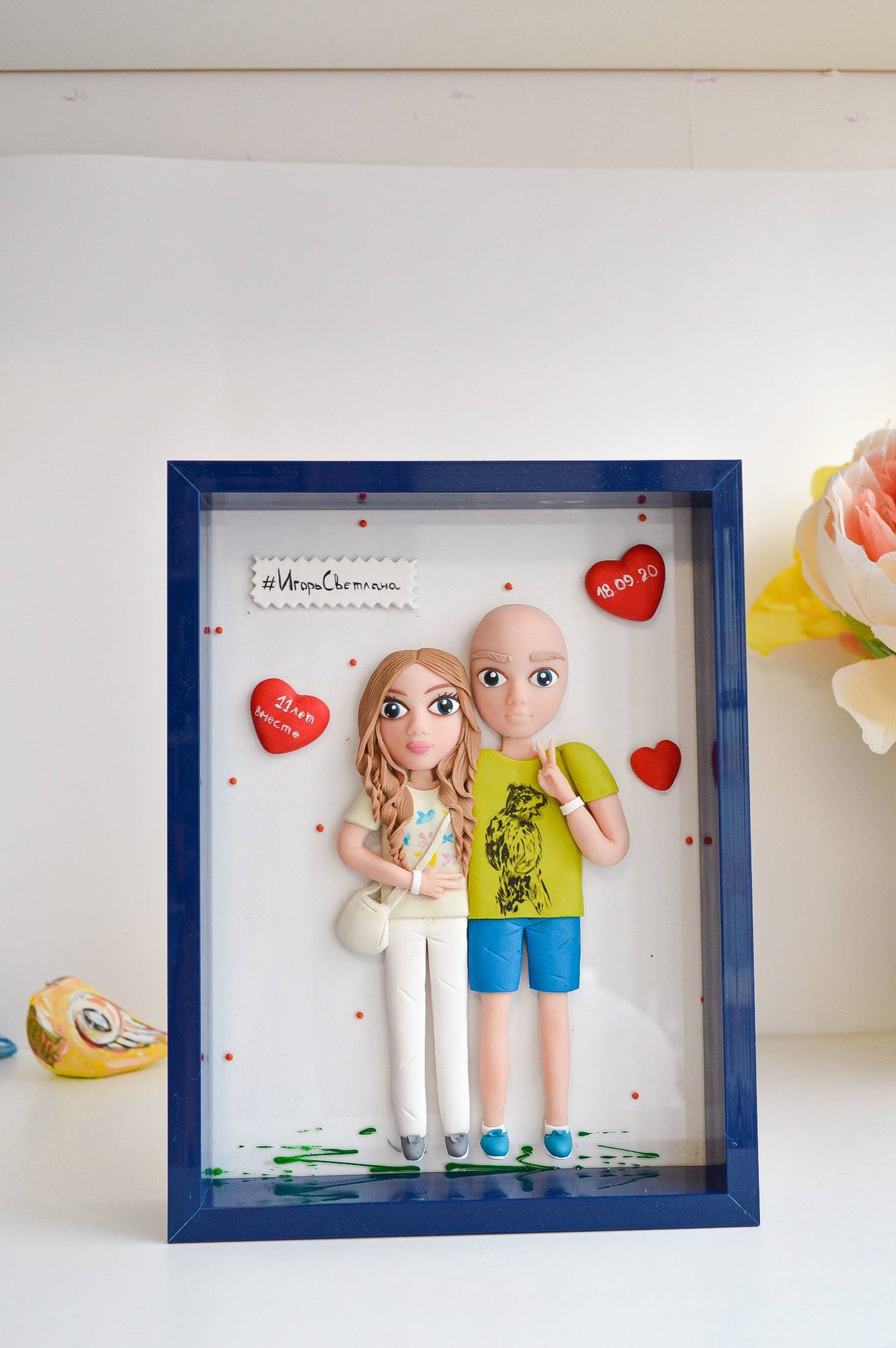 6th wedding anniversary gift for boyfriend Clay family Etsy