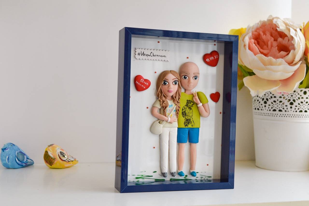 6th wedding anniversary gift for boyfriend Clay family Etsy