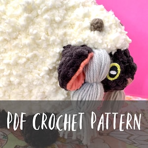 Jumbo Wooloo Crochet Pattern/Wooloo Crochet Plush/Pokémon Crochet Pattern