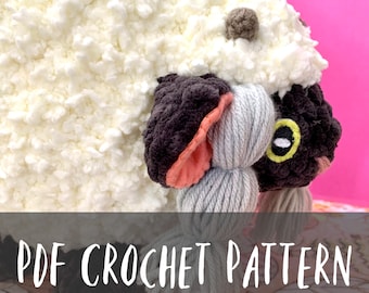 Jumbo Wooloo Crochet Pattern/Wooloo Crochet Plush/Pokémon Crochet Pattern