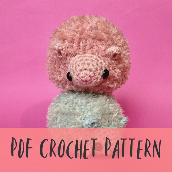 Fluffy Pygmy Puff Crochet Pattern/Amigurumi Puff Pattern/PDF Puff Pattern