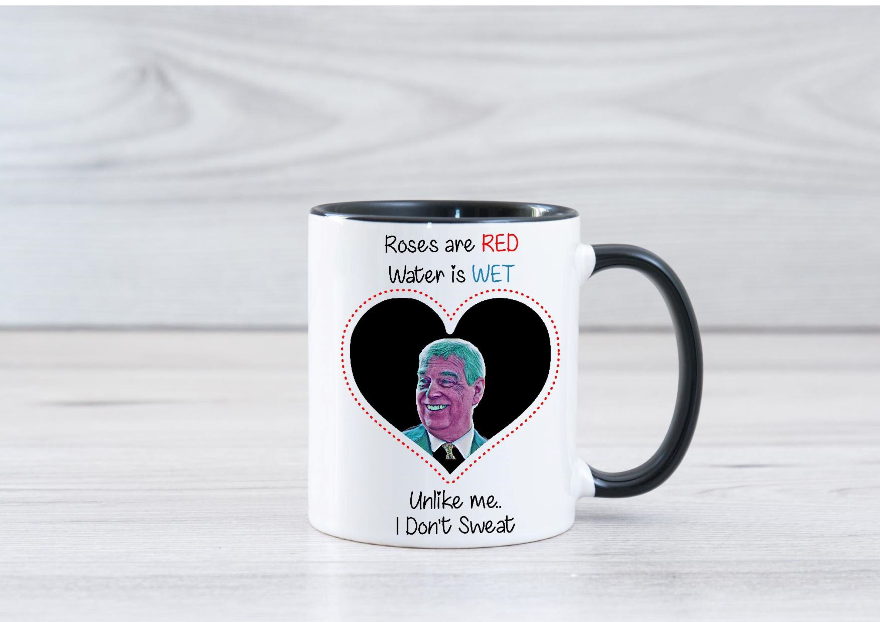 Roses Are Red Prince Andrew Funny Valentine's Mug - Etsy UK Roses Are Red Prince Andrew Funny Valentine's Mug - Etsy UK