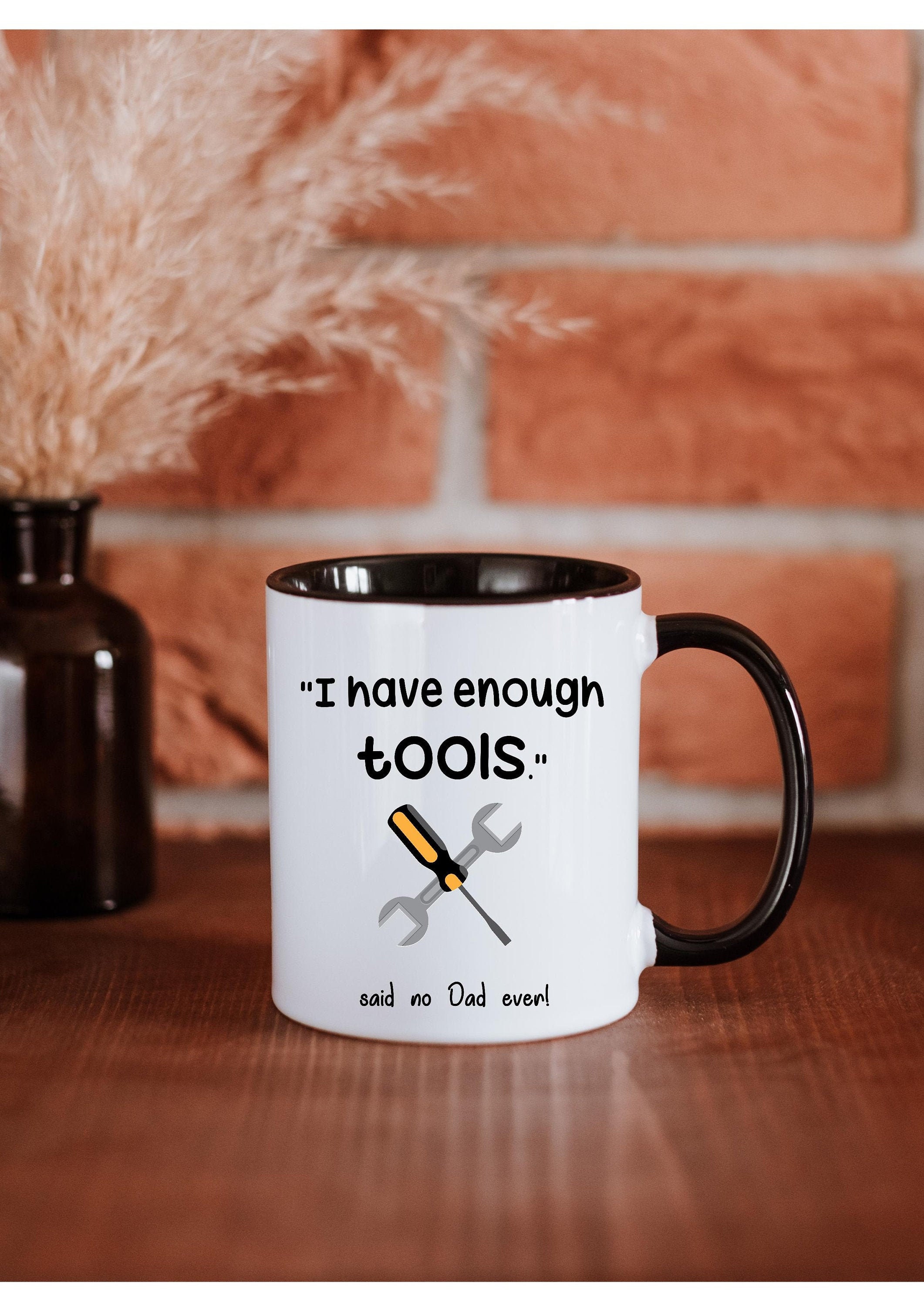 Funny Dad Father's Day Gift Tools DIY Pattern 10oz Mug Cup 