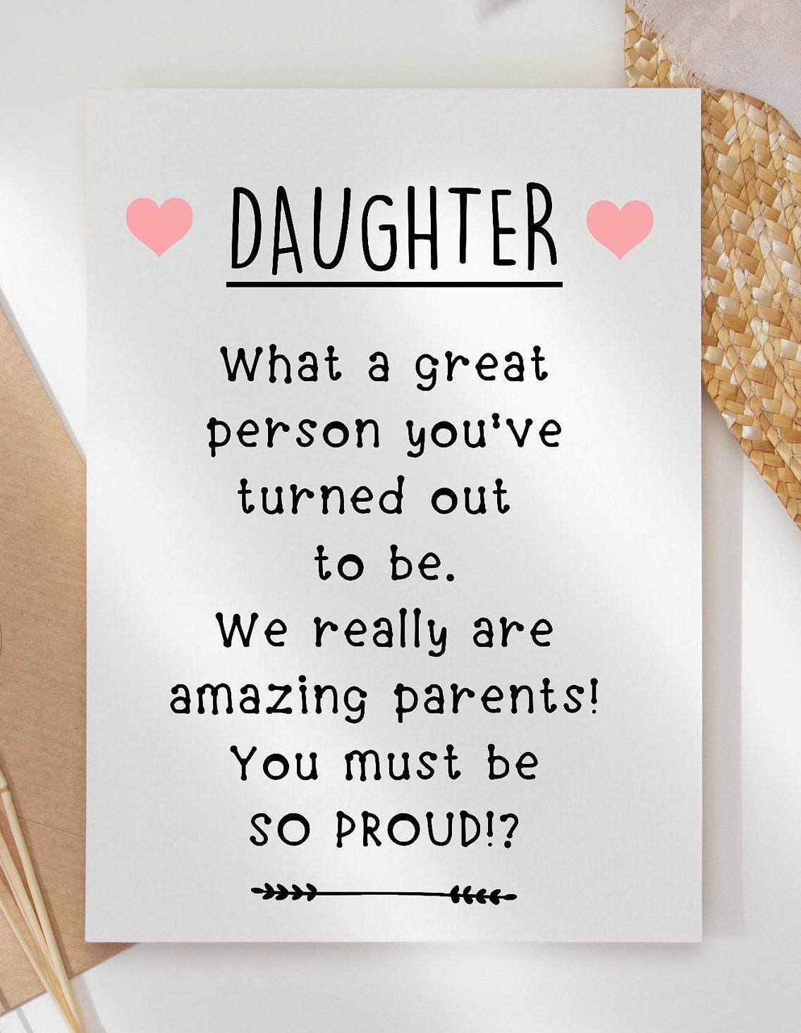Daughter Funny Birthday A5 Card. Card for her. Funny Etsy Daughter Funny Birthday A5 Card. Card for her. Funny Etsy