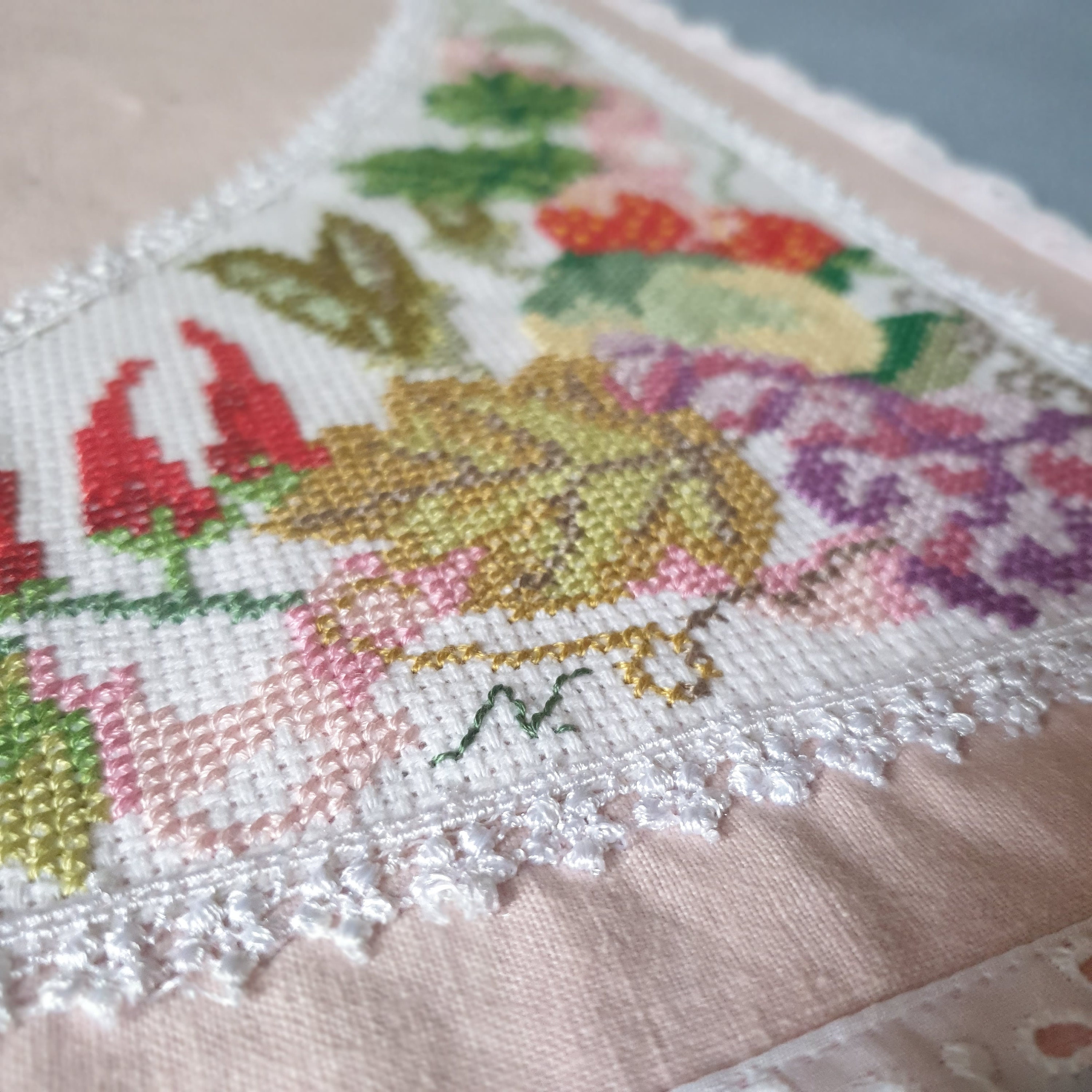 Cross Point placemat Cross Stitch Placemat Etsy