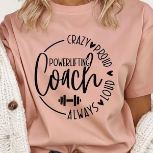 Powerlifting Coach SVG, PNG, DXD Files, Powerlifting Coach Shirt Svg, Weightlifting Coach, Powerlifting Svg, Weightlifting