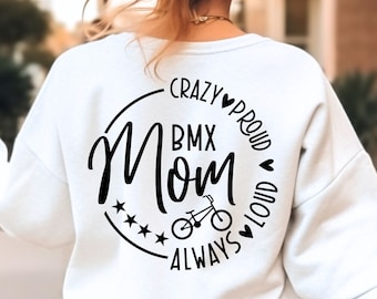 BMX Mom SVG, PNG Files, Bmx Svg, Funny Mom Shirt Svg, Bmx Shirt Svg, Sports Mom Svg, Bmx Bike Svg, Mom Life Svg, Mom of Boys Svg