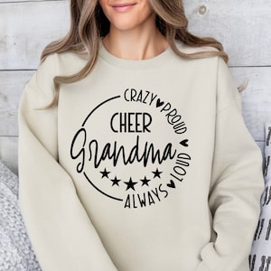 Cheer Grandma SVG, arquivos PNG, Cheer Grandma Shirt Svg, Grandma Svg, Sports Grandma Svg, Game Day Svg, Mothers Day Svg