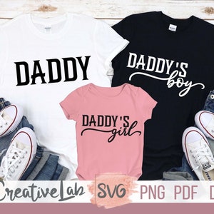 Daddy and Me Svg Png Files, Dad Svg, Father Son Svg, Daddy's Girl Svg, Matching Shirt Svg, Dad Shirt Svg, Dad Life Svg, Fathers Day Svg Png