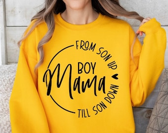 Boy Mama SVG PNG DXF Files, From Son Up To Son Down, Mom Of Boys Svg, Mom Shirt Svg, Mommy Svg, Funny Mom Svg, Mothers Day Svg
