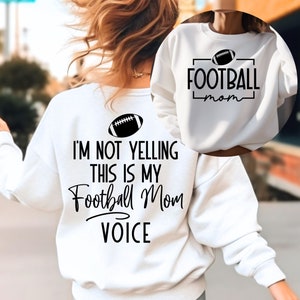 Fußball Mama SVG, PNG-Dateien, Fußball Mama Stimme SVG-Datei, Fußball Mama Shirt SVG, jubeln Mama SVG, Spieltag SVG, Mutter von Jungen Design, Muttertag