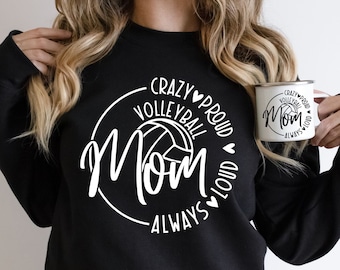 Volleyball Mom SVG, PNG Files, Volleyball Mom Shirt Svg, Volleyball Svg, Volleyball Game Day Svg, Sports Mom Svg, Mom Of Both Svg, Funny Mom