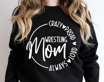 Wrestling Mom SVG, PNG Files, Wrestling Mom Shirt Svg, Loud And Proud Wrestling Mom, Sports Mom Svg, Mom Of Boys Svg, Wrestling Team Svg