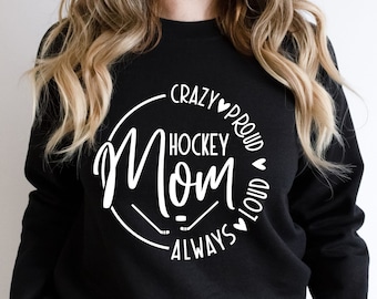 Hockeymamma SVG, PNG-filer, Hockeymamma Svg, Hockeymamma-tröja, Cheer Mom Svg, Mamma till pojkar Svg, Mors dag Svg, Png-filer för Cricut