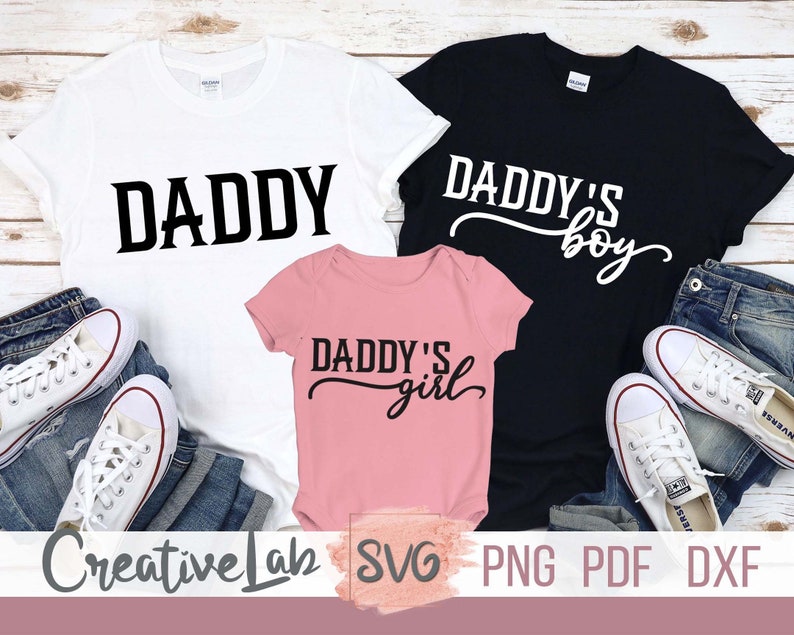 Daddy and Me Svg Png Files, Dad Svg, Father Son Svg, Daddy's Girl Svg ...