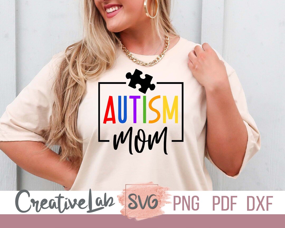 Autism Mom SVG PNG Autism Awareness Svg Autism Acceptance - Etsy