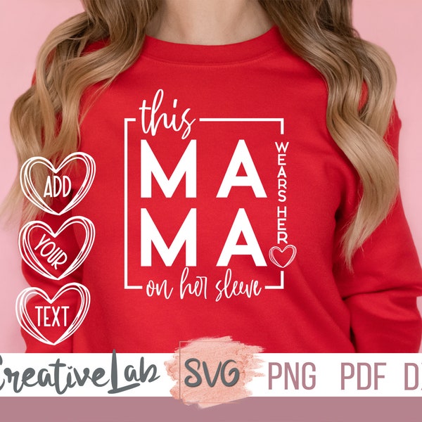 Mommy Svg Valentine - Etsy