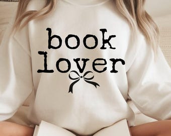Coquette Bow Book Lover SVG PNG, Reader Shirt Svg Design, Trendy Bookish Shirt File for Cricut And Sublimation