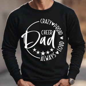 Cheer Dad SVG, PNG Files, Cheer Dad Shirt Svg, Cheerleading Svg, Cheer Life Svg, Cheer Squad Svg, Game Day Svg