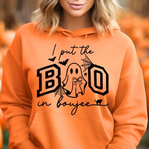 Włożyłem Boo do Boujee SVG, pliki PNG, Boo SVG, Upiorny sezon SVG, Halloweenowa mama SVG, Koszulka na Halloween SVG, Boujee SVG, Bluza na Halloween