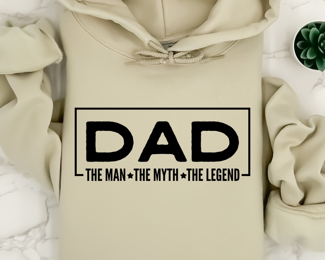 Dad the Man the Myth the Legend SVG PNG DXF Files Best Dad - Etsy