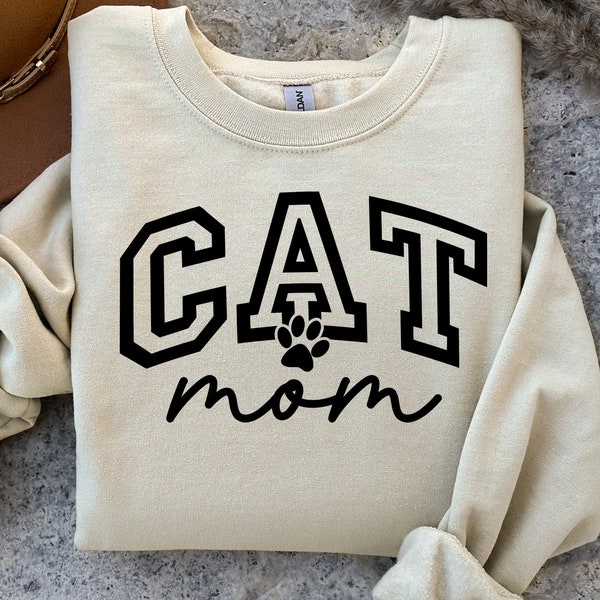 Cat Mom SVG PNG Files, Cat Mama Svg, Funny Cat Mom Shirt Svg, Fur Mom Svg, Cat Lover Svg