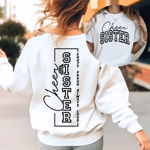 Animadora orgullosa y siempre ruidosa SVG, archivos PNG, animadora SVG, hermana orgullosa SVG, camiseta de animadora SVG, animadora SVG