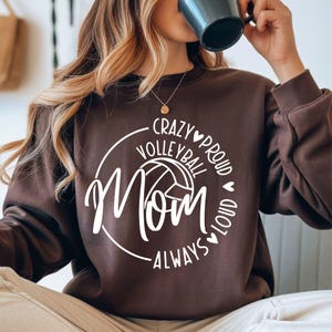 Volleyball Mom SVG, PNG Files, Volleyball Mom Shirt Svg, Volleyball Svg, Volleyball Game Day Svg, Sports Mom Svg, Mom Of Both Svg, Funny Mom image 2