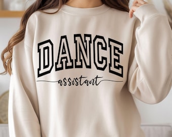 Arquivo SVG e PNG para Assistente de Dança, Arquivo SVG para Professor(a) de Dança, Design para Camiseta de Treinador(a) de Dança, Arquivo Cricut para Professor(a) de Balé, Arquivo SVG para Camiseta de Equipe de Estúdio de Dança