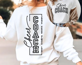 Cheer Coach SVG, PNG Files, Coach Svg, Cheerleader Svg, Coach Shirt Svg, Sports Svg, Cheerleading Svg, Cheer Life Svg, Cheer Coach Shirt