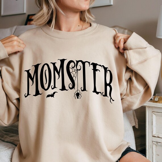 Momster SVG, PNG, DXF Files, Halloween Mom Svg, Spooky Mama Svg, Funny Mom Halloween Shirt Svg, Mombie Svg, Spooky Svg