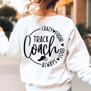 Track Coach SVG, PNG Files, Track Coach Shirt, Runner Svg, Running Svg, Sports Svg, Track And Field Svg, Track Mom Svg, Coach Svg