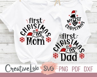 First christmas as a mom svg  Etsy España